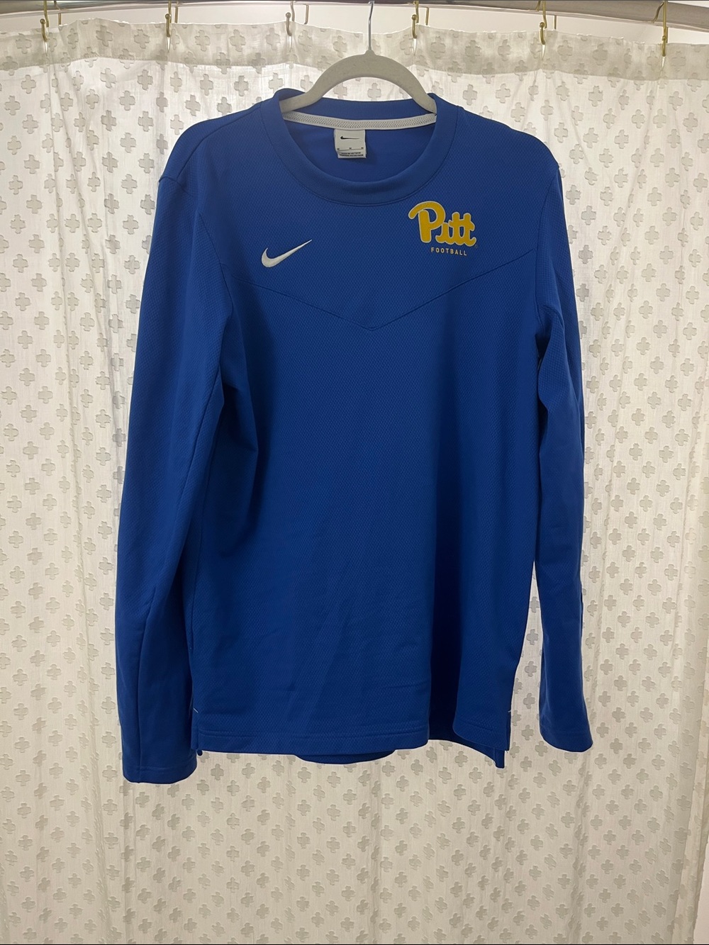Pitt Football Nike Dri Fit fleece long sleeve